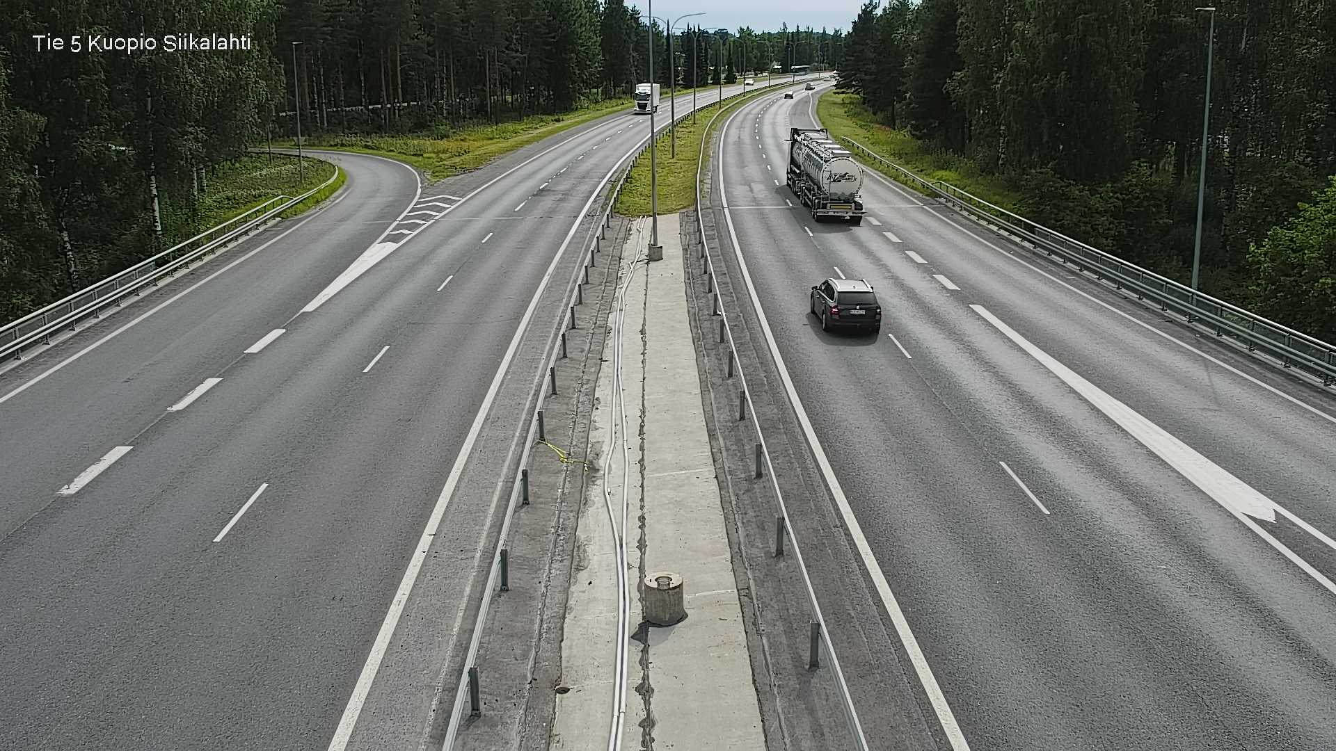 Weather Camera Image Väg 5 Kuopio, Siikalahti, Kuopio, Pohjois-Savo