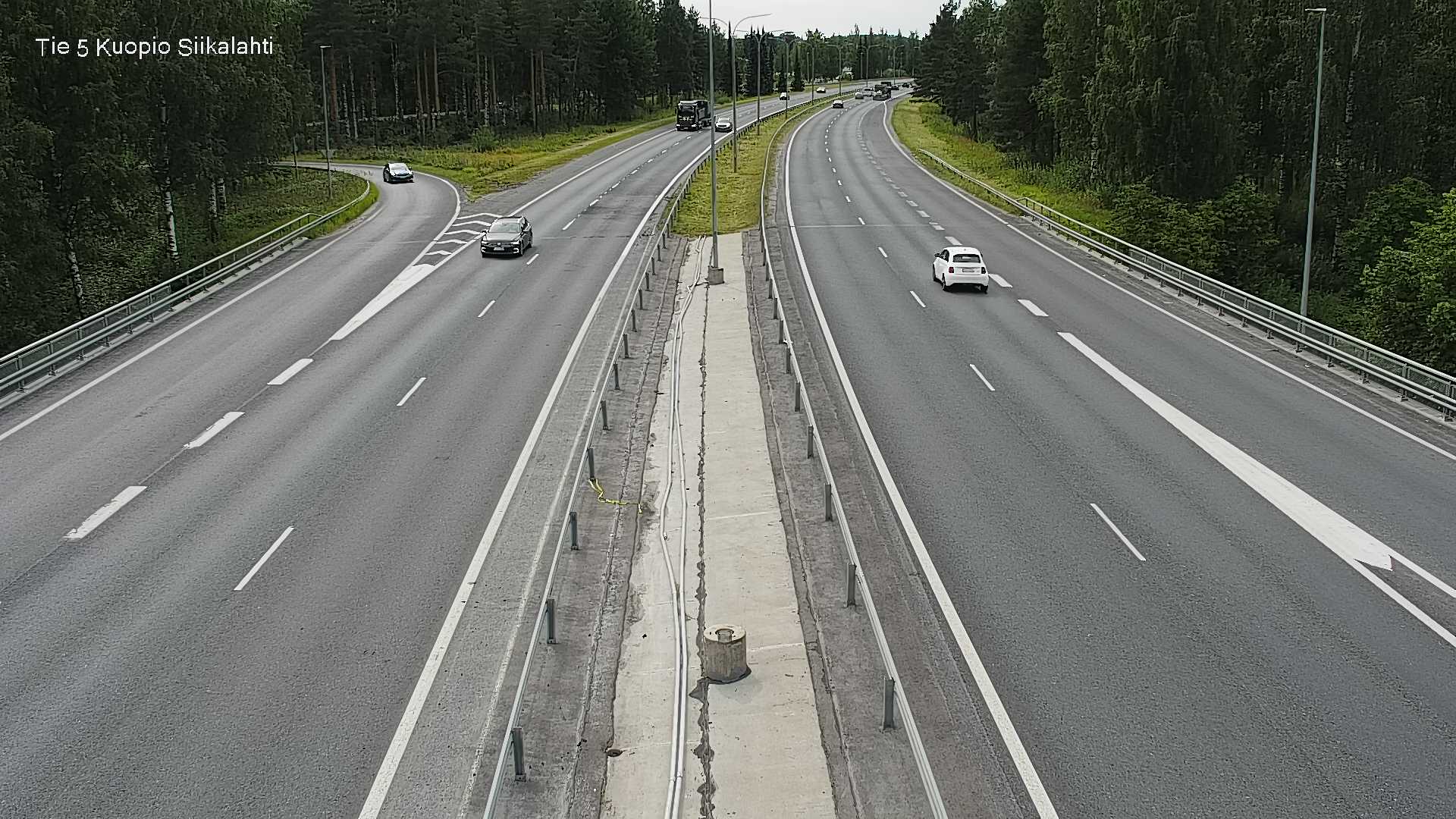 Weather Camera Image Road 5 Kuopio, Siikalahti, Kuopio, Pohjois-Savo