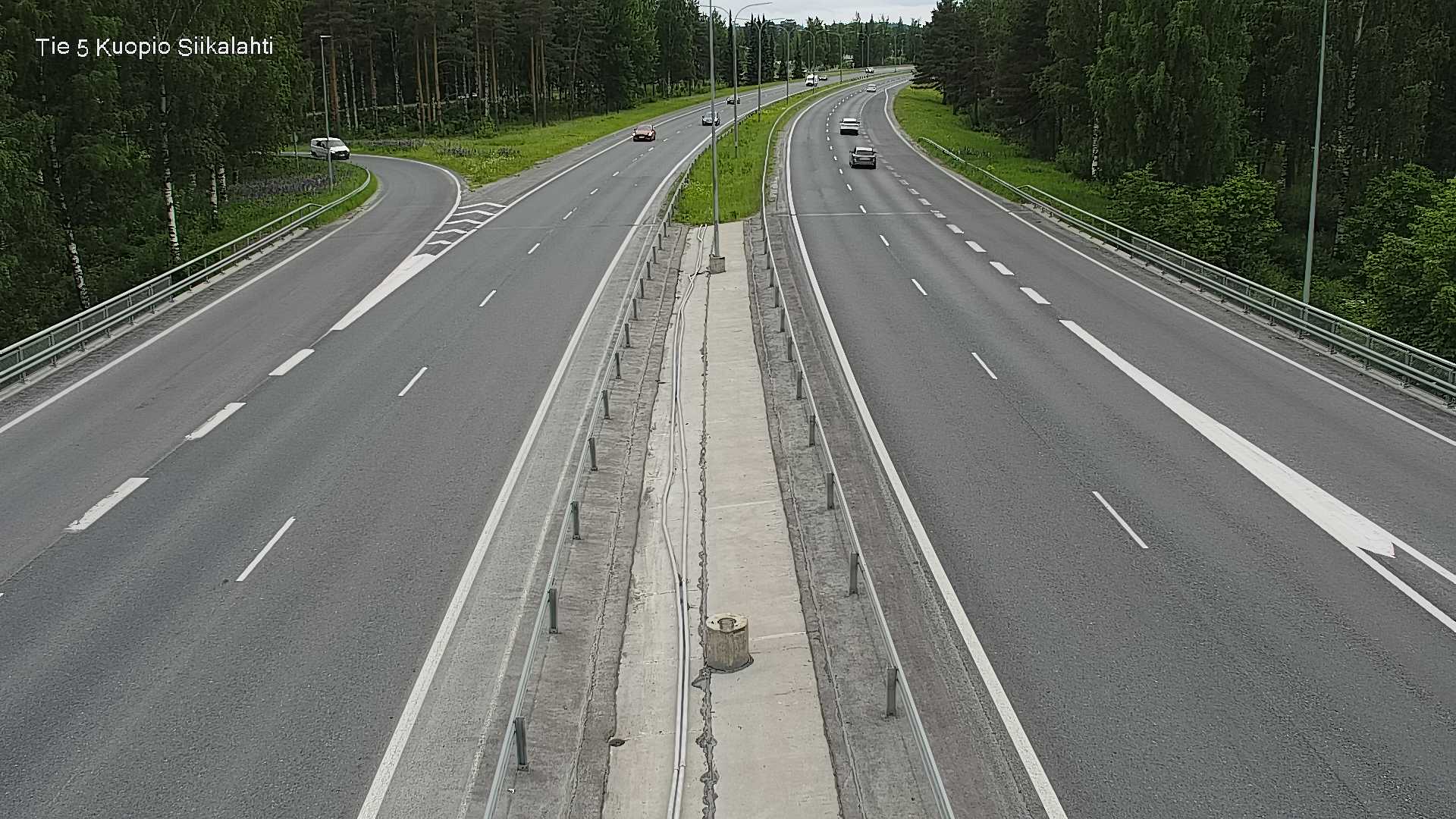 Weather Camera Image Road 5 Kuopio, Siikalahti, Kuopio, Pohjois-Savo