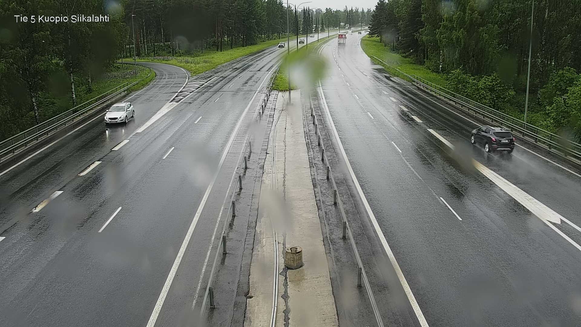 Weather Camera Image Väg 5 Kuopio, Siikalahti, Kuopio, Pohjois-Savo