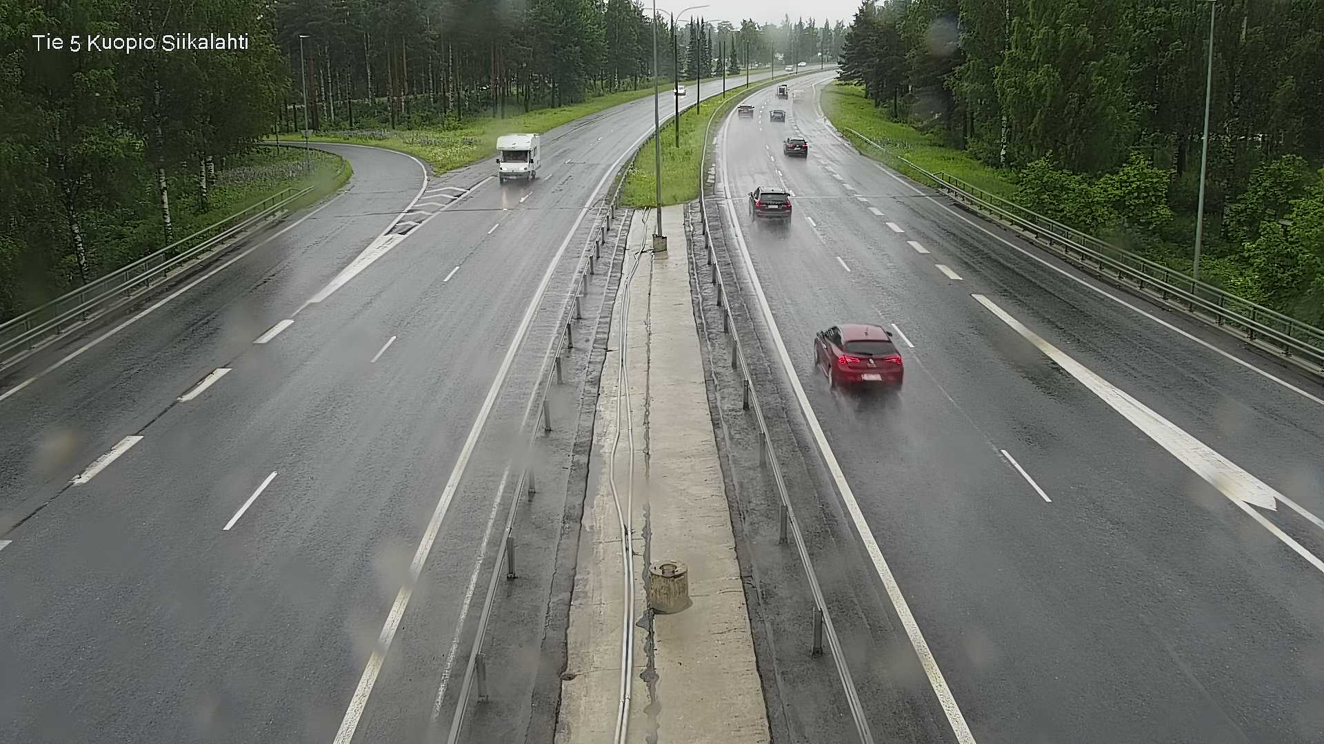 Weather Camera Image Väg 5 Kuopio, Siikalahti, Kuopio, Pohjois-Savo