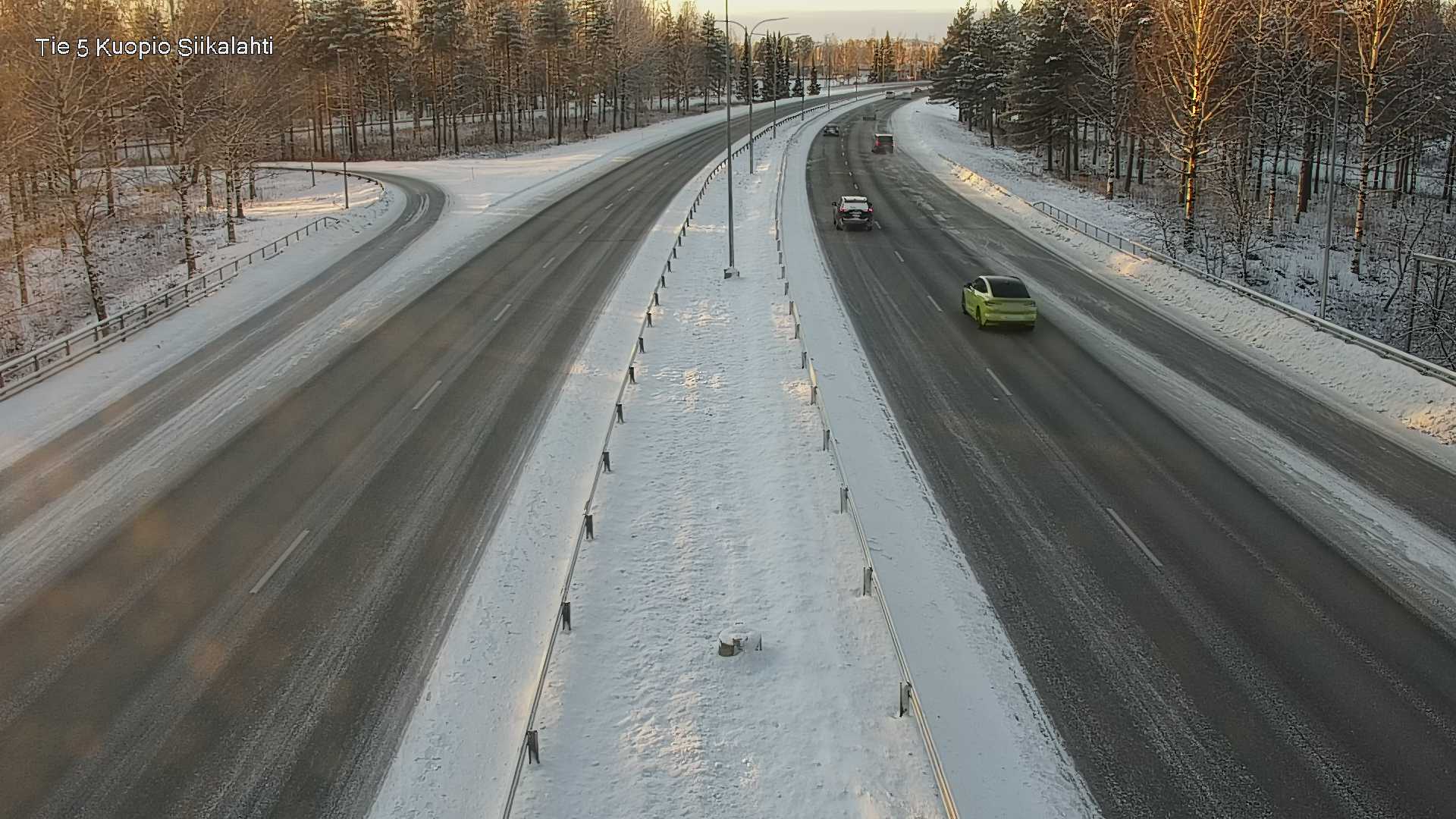 Weather Camera Image Road 5 Kuopio, Siikalahti, Kuopio, Pohjois-Savo