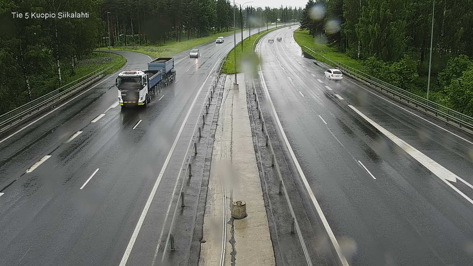 Weather Camera Image Väg 5 Kuopio, Siikalahti, Kuopio, Pohjois-Savo