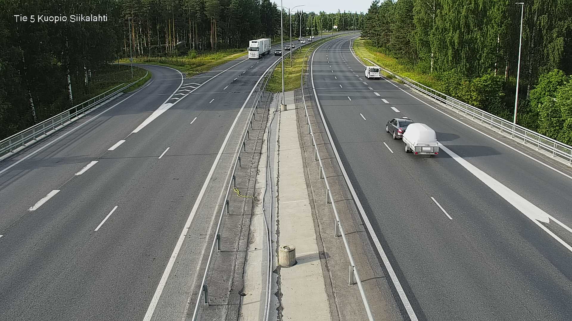 Weather Camera Image Road 5 Kuopio, Siikalahti, Kuopio, Pohjois-Savo