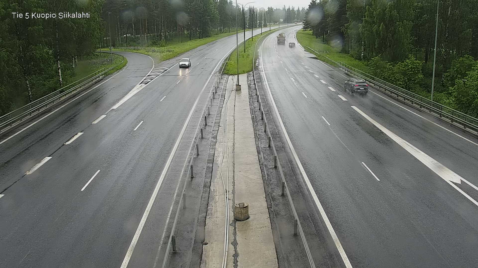Weather Camera Image Väg 5 Kuopio, Siikalahti, Kuopio, Pohjois-Savo