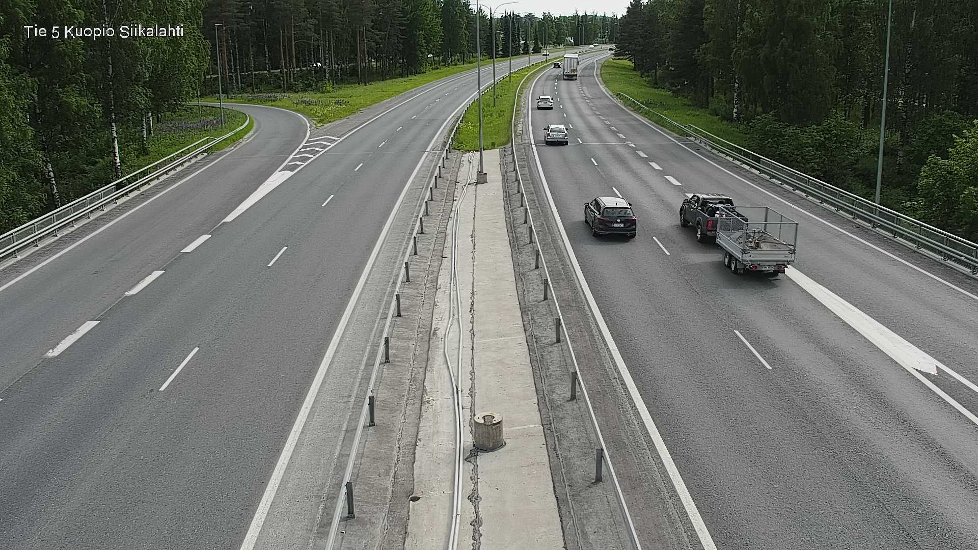 Weather Camera Image Road 5 Kuopio, Siikalahti, Kuopio, Pohjois-Savo