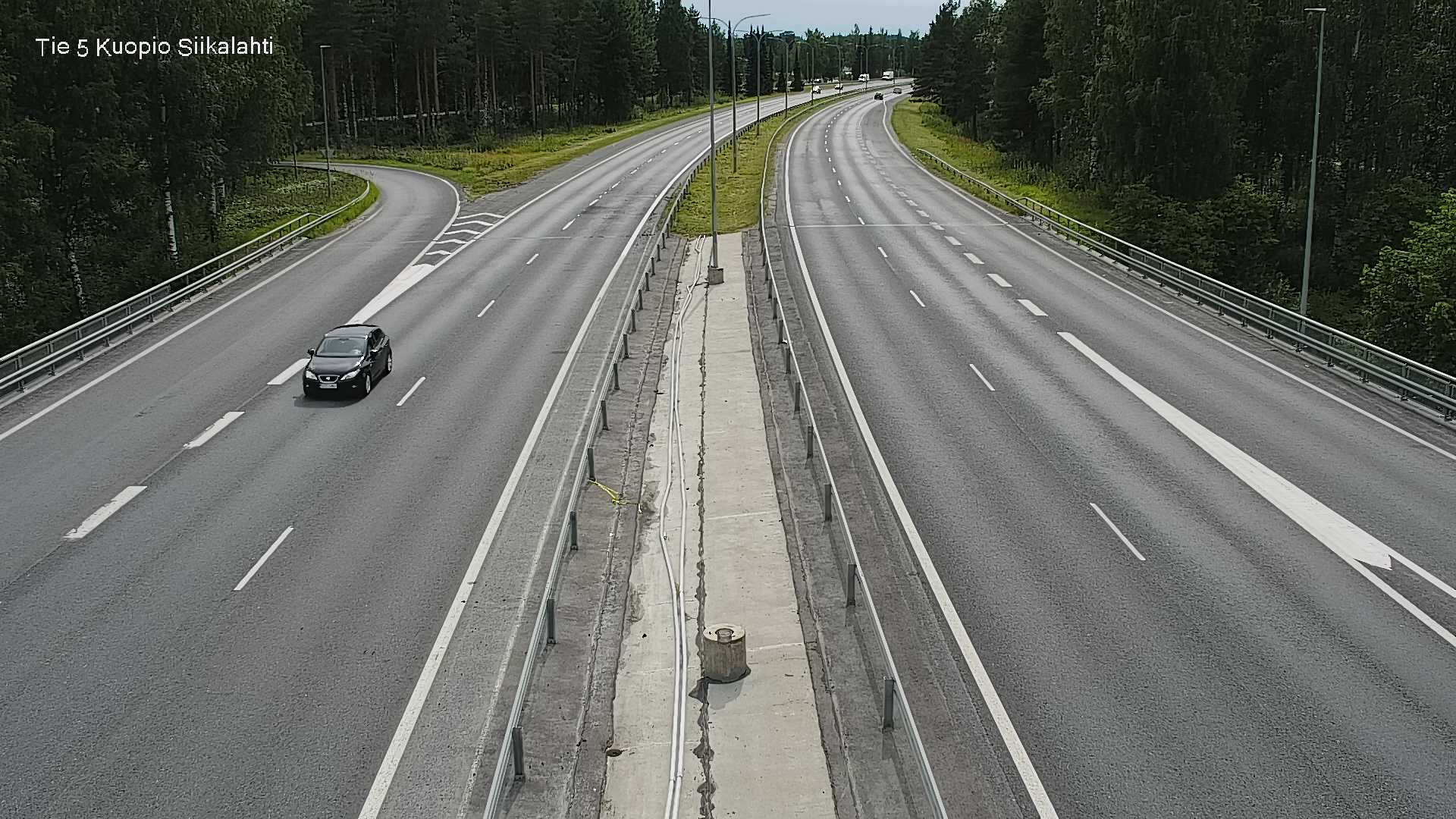 Weather Camera Image Väg 5 Kuopio, Siikalahti, Kuopio, Pohjois-Savo