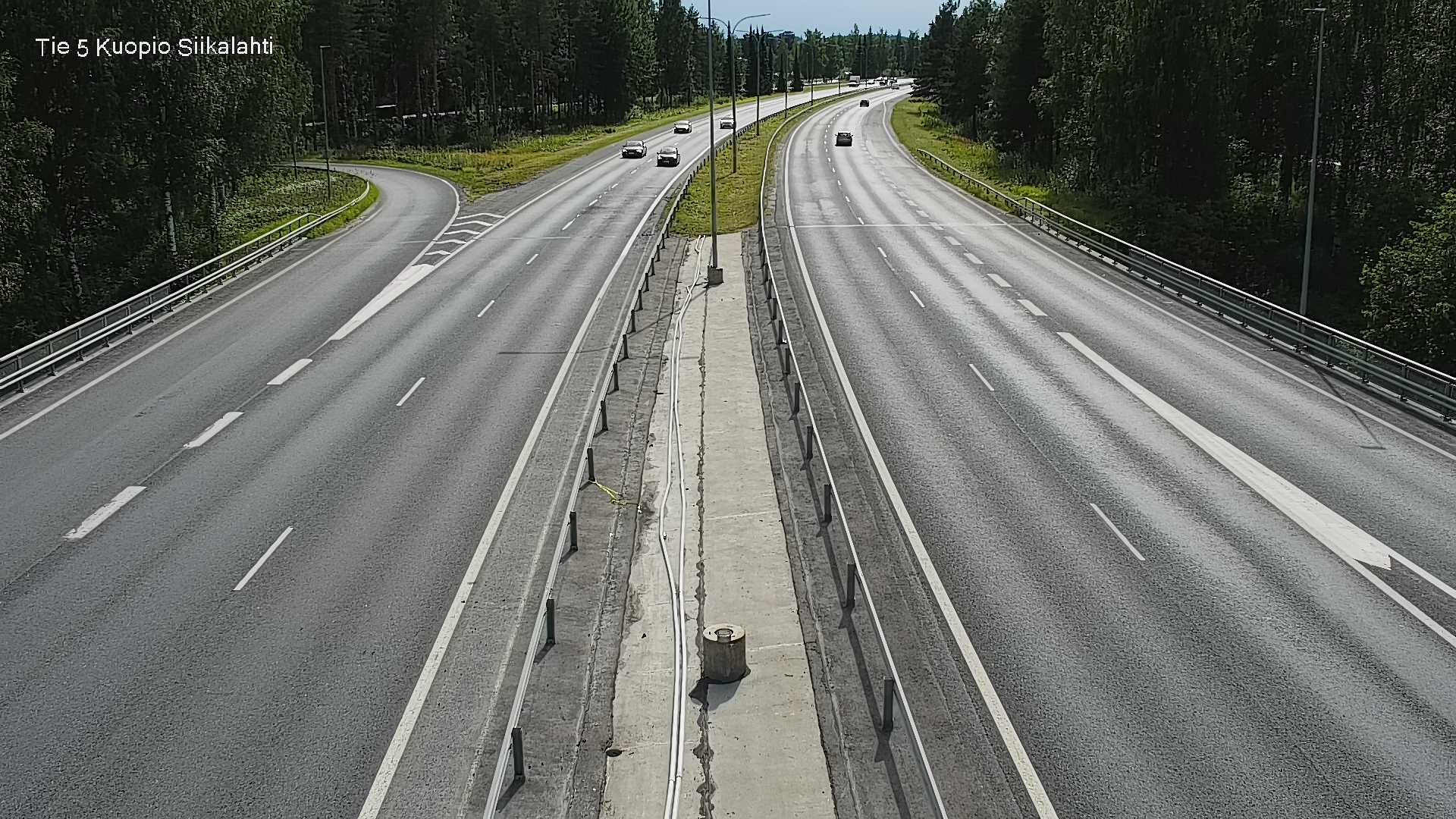 Weather Camera Image Väg 5 Kuopio, Siikalahti, Kuopio, Pohjois-Savo