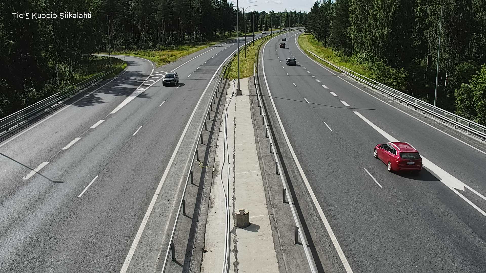 Kelikamerat Kuva Tie 5 Kuopio, Siikalahti, Kuopio, Pohjois-Savo