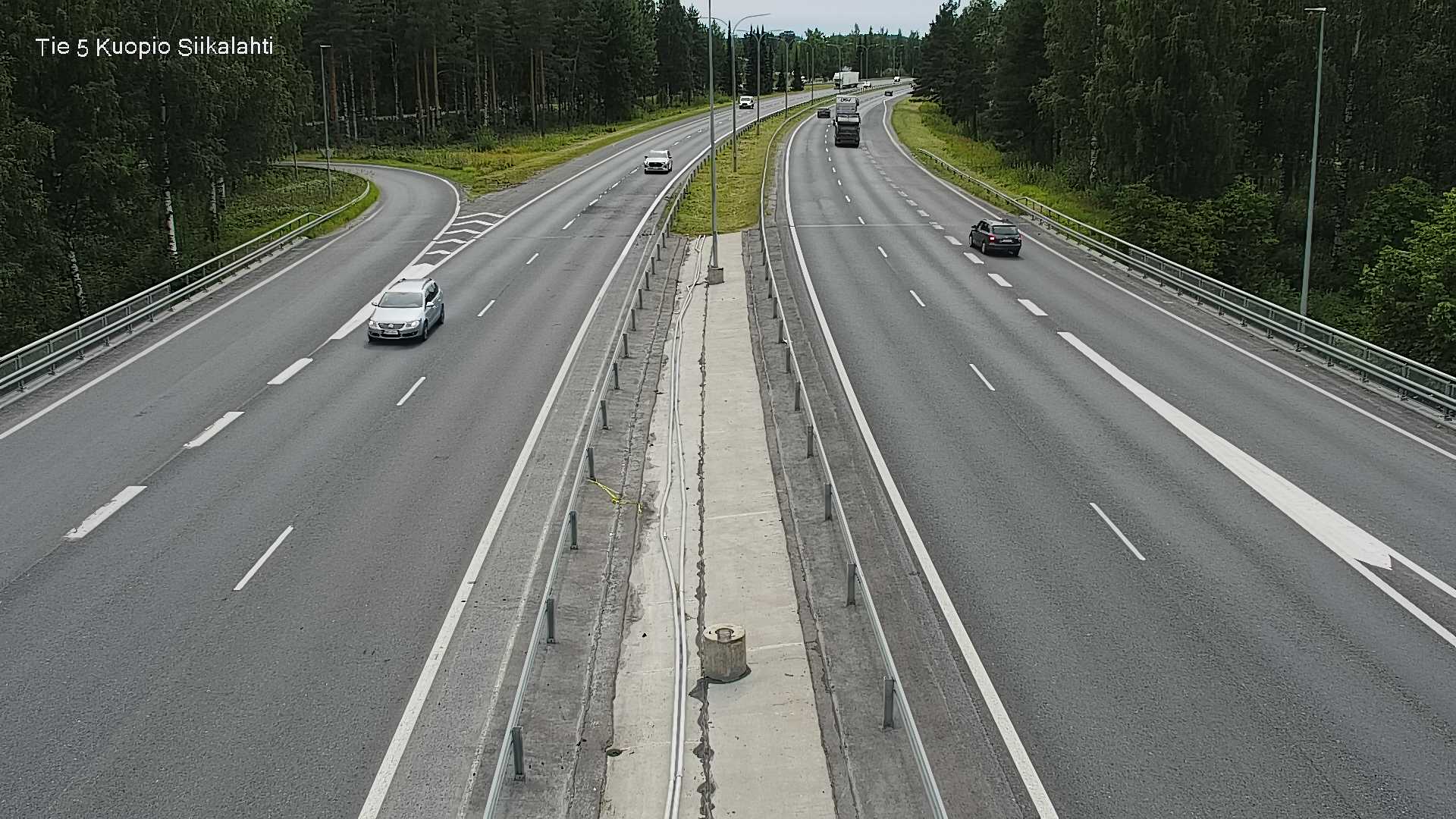 Weather Camera Image Väg 5 Kuopio, Siikalahti, Kuopio, Pohjois-Savo