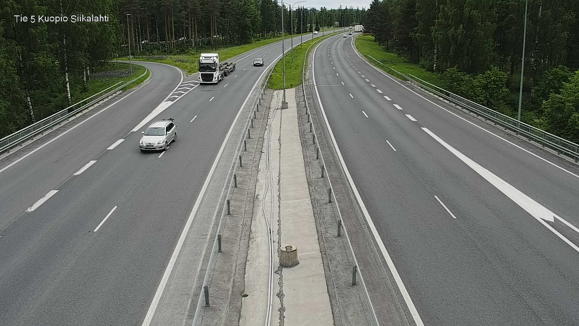 Weather Camera Image Road 5 Kuopio, Siikalahti, Kuopio, Pohjois-Savo