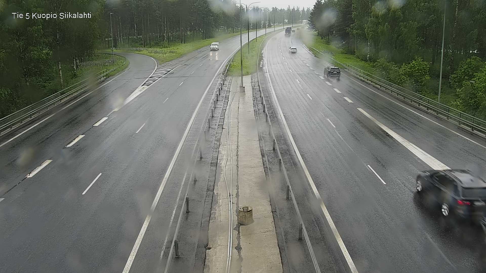 Weather Camera Image Väg 5 Kuopio, Siikalahti, Kuopio, Pohjois-Savo