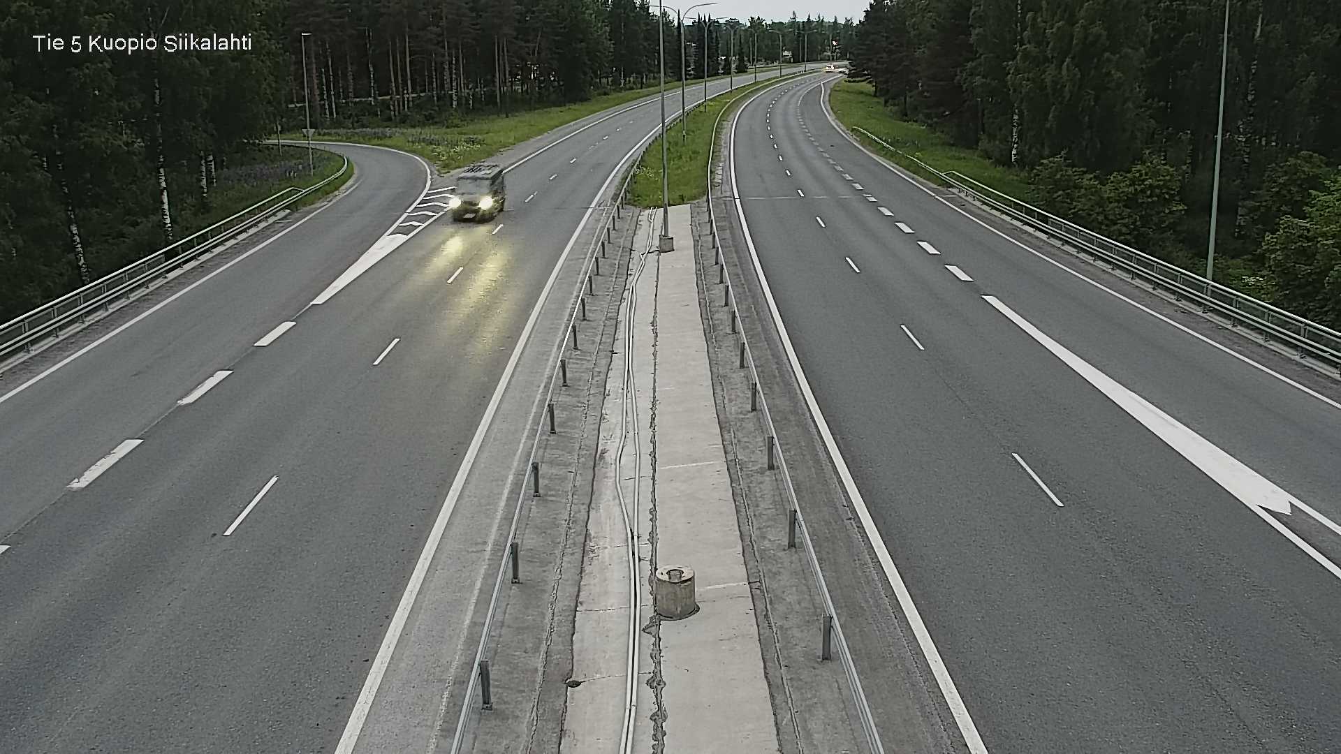Weather Camera Image Road 5 Kuopio, Siikalahti, Kuopio, Pohjois-Savo