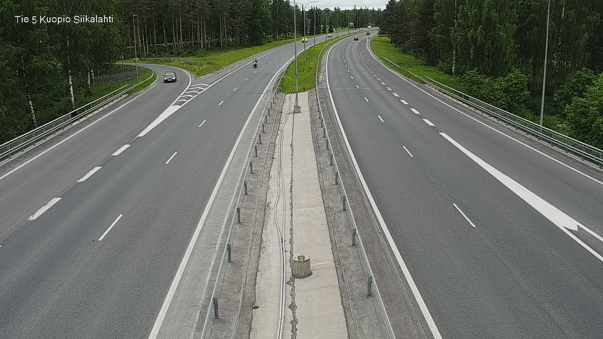 Weather Camera Image Road 5 Kuopio, Siikalahti, Kuopio, Pohjois-Savo