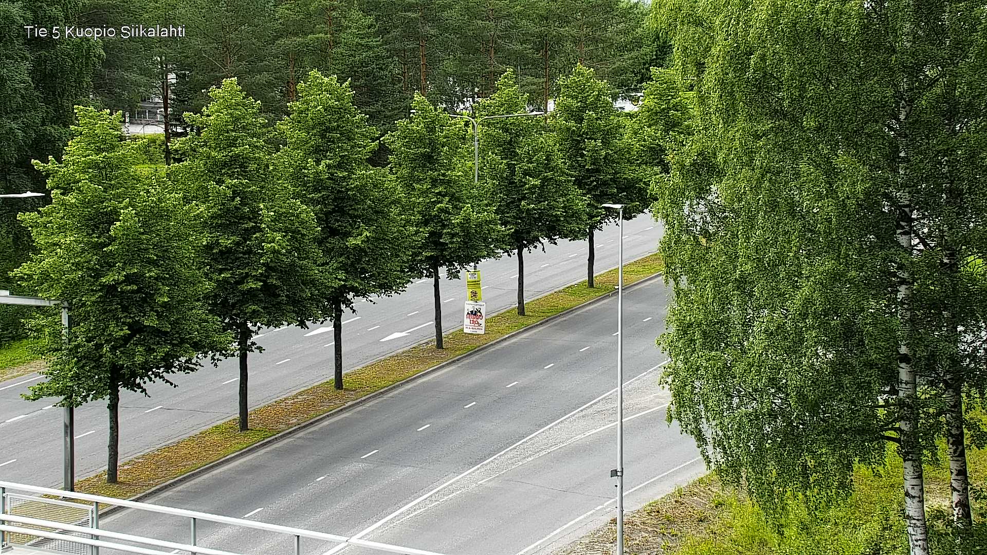 Weather Camera Image Road 5 Kuopio, Siikalahti, Kuopio, Pohjois-Savo