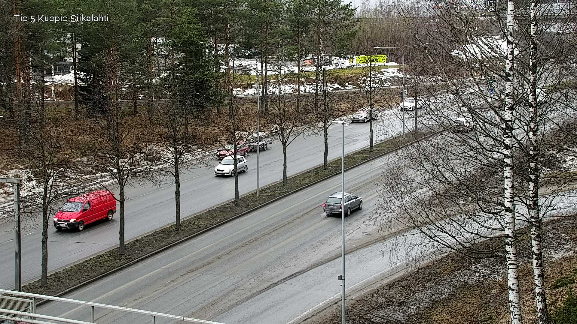 Weather Camera Image Väg 5 Kuopio, Siikalahti, Kuopio, Pohjois-Savo