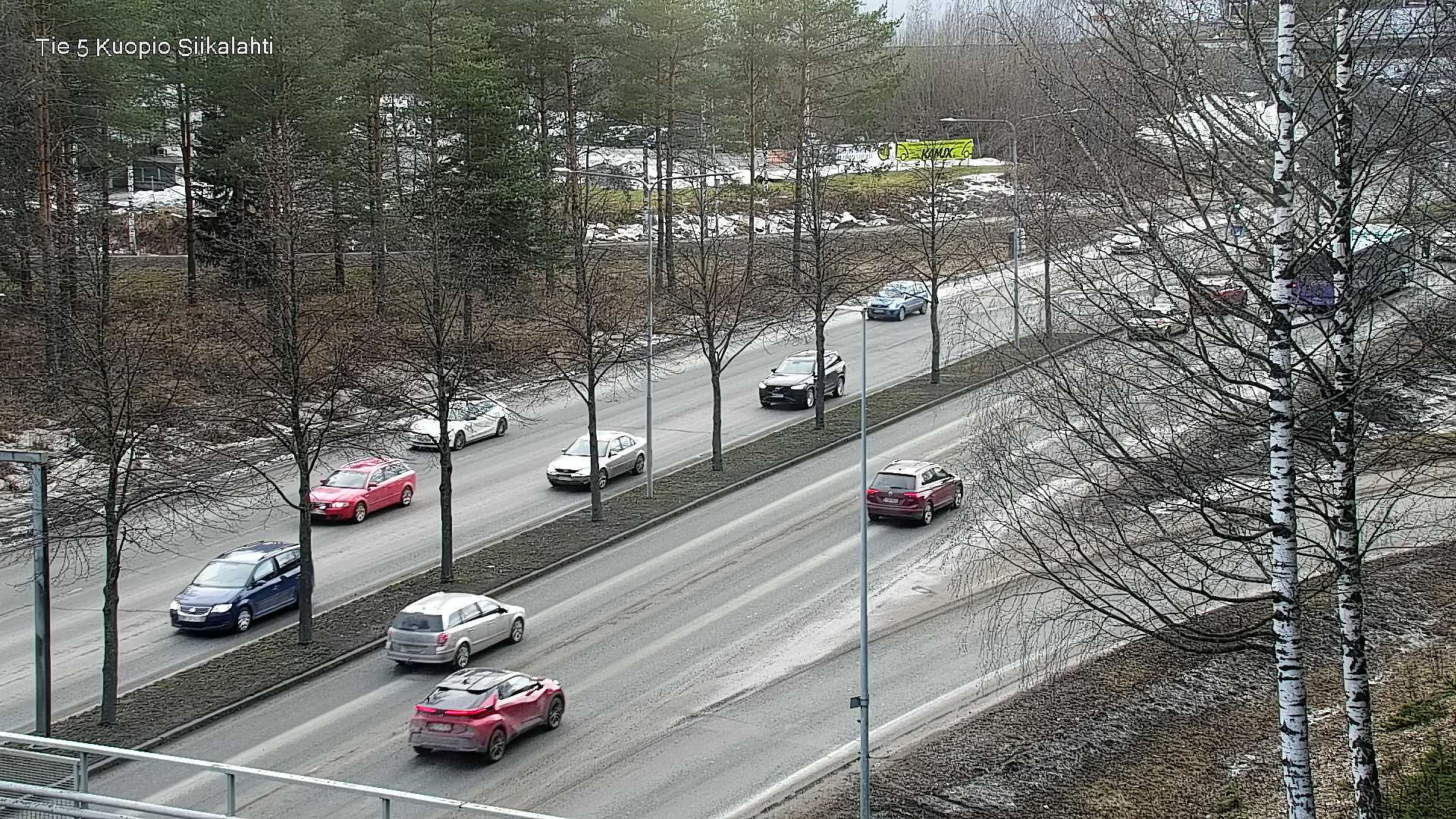 Weather Camera Image Road 5 Kuopio, Siikalahti, Kuopio, Pohjois-Savo