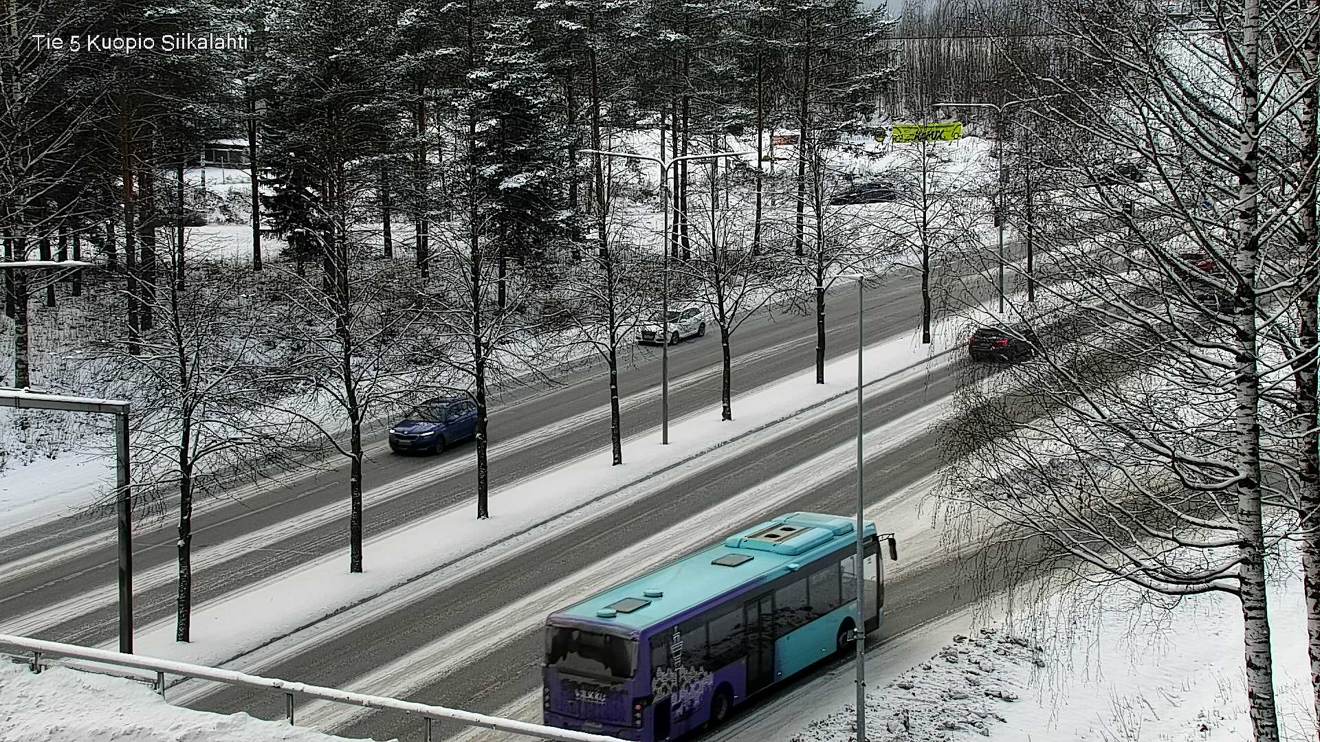 Weather Camera Image Road 5 Kuopio, Siikalahti, Kuopio, Pohjois-Savo
