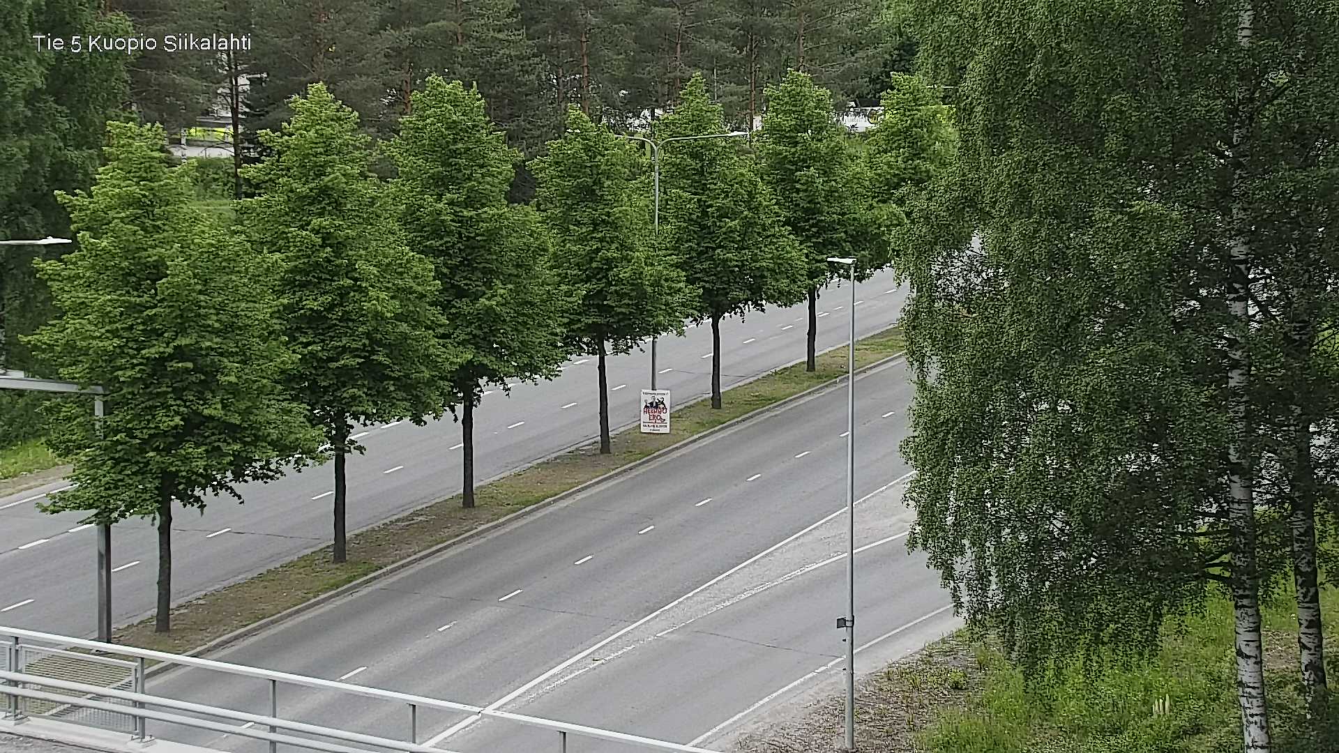 Weather Camera Image Road 5 Kuopio, Siikalahti, Kuopio, Pohjois-Savo