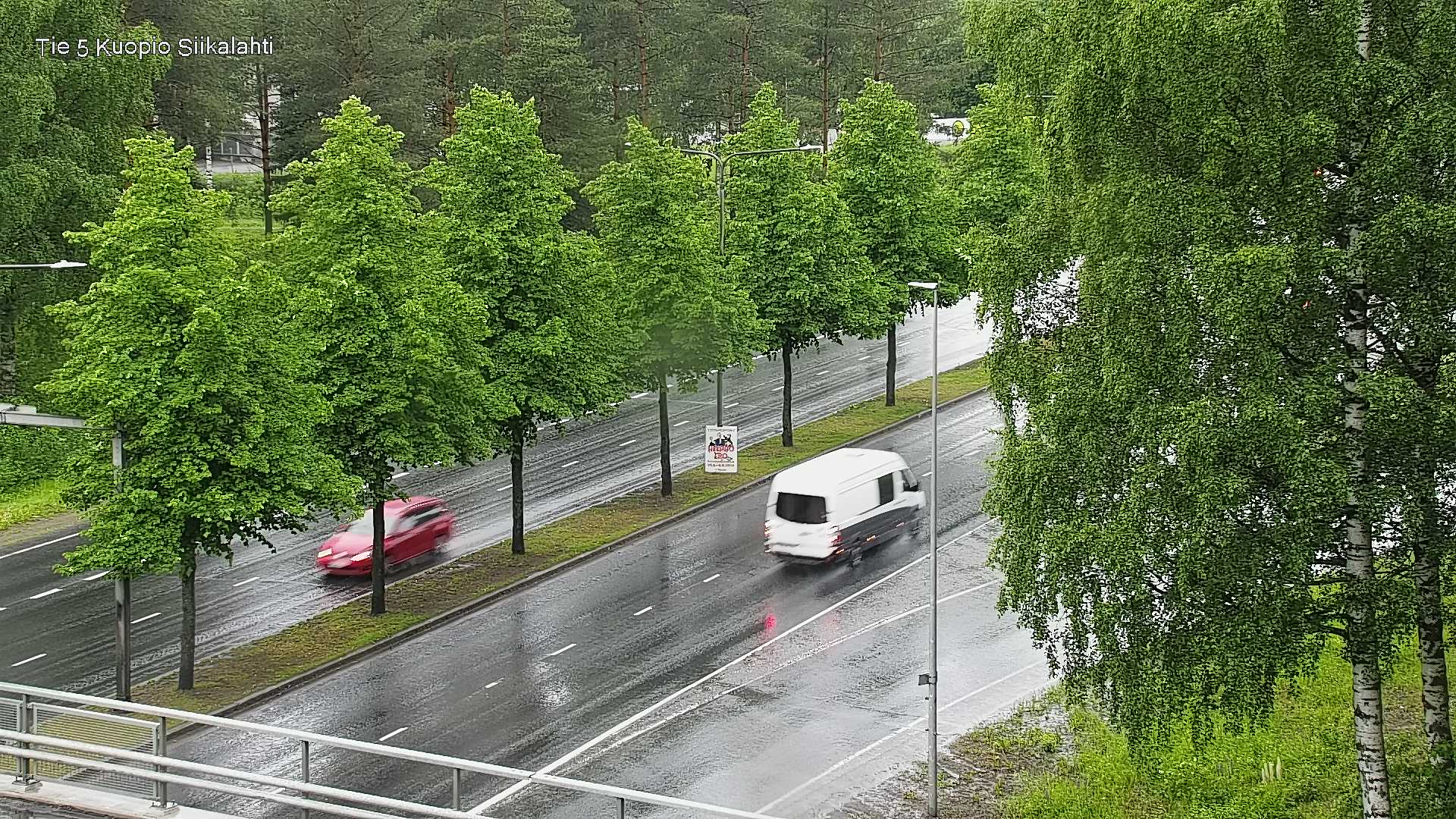Weather Camera Image Väg 5 Kuopio, Siikalahti, Kuopio, Pohjois-Savo