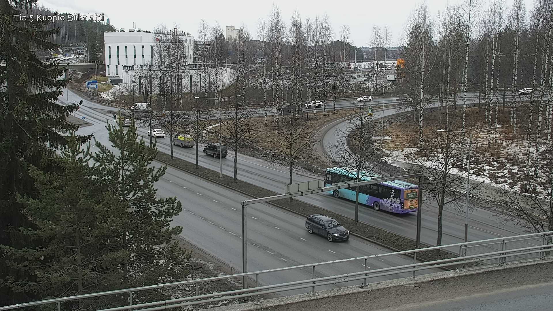 Weather Camera Image Road 5 Kuopio, Siikalahti, Kuopio, Pohjois-Savo