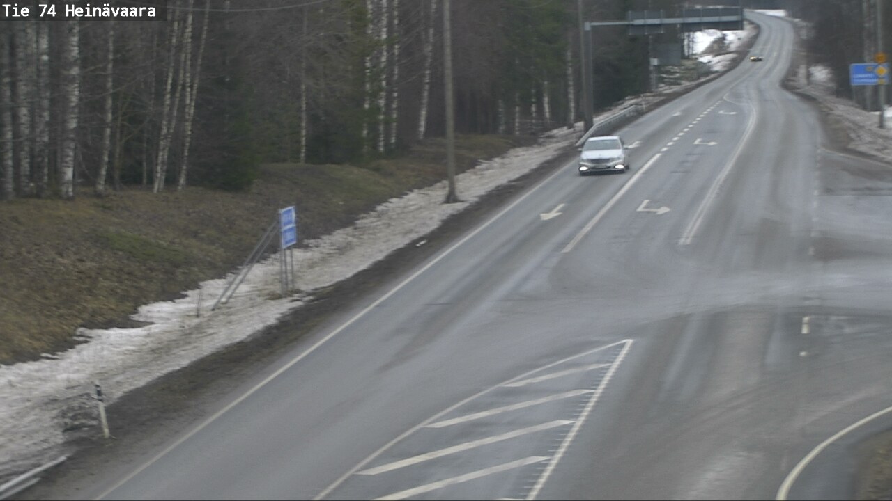 Weather Camera Image Väg 74 Åminne, Heinävaara, Joensuu, Pohjois-Karjala