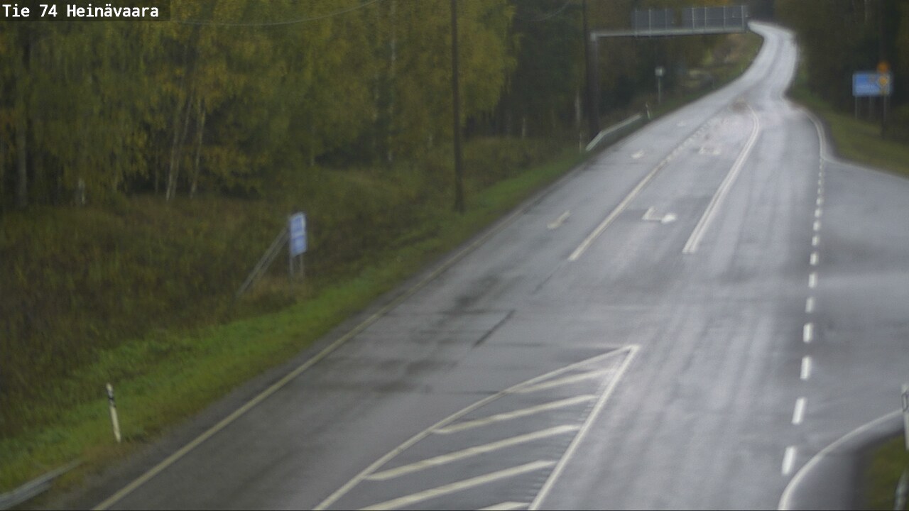 Weather Camera Image Väg 74 Åminne, Heinävaara, Joensuu, Pohjois-Karjala