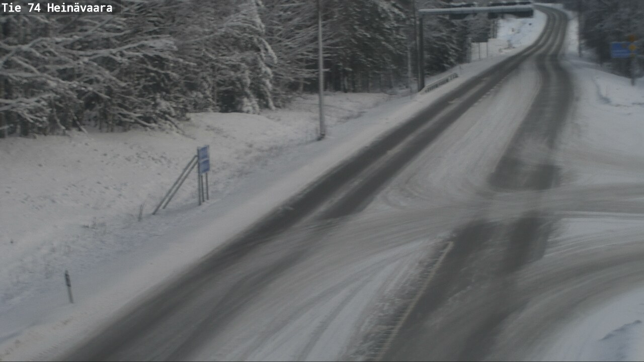Weather Camera Image Road 74 Joensuu, Heinävaara, Joensuu, Pohjois-Karjala