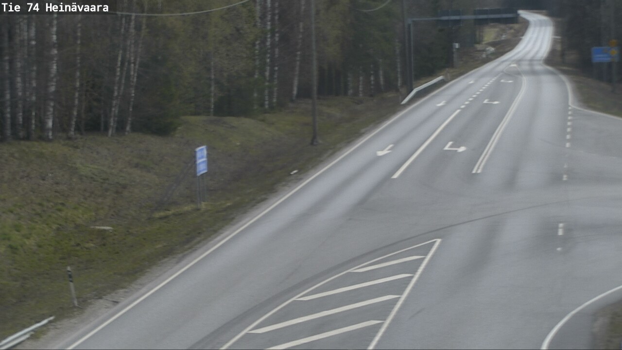 Weather Camera Image Road 74 Joensuu, Heinävaara, Joensuu, Pohjois-Karjala