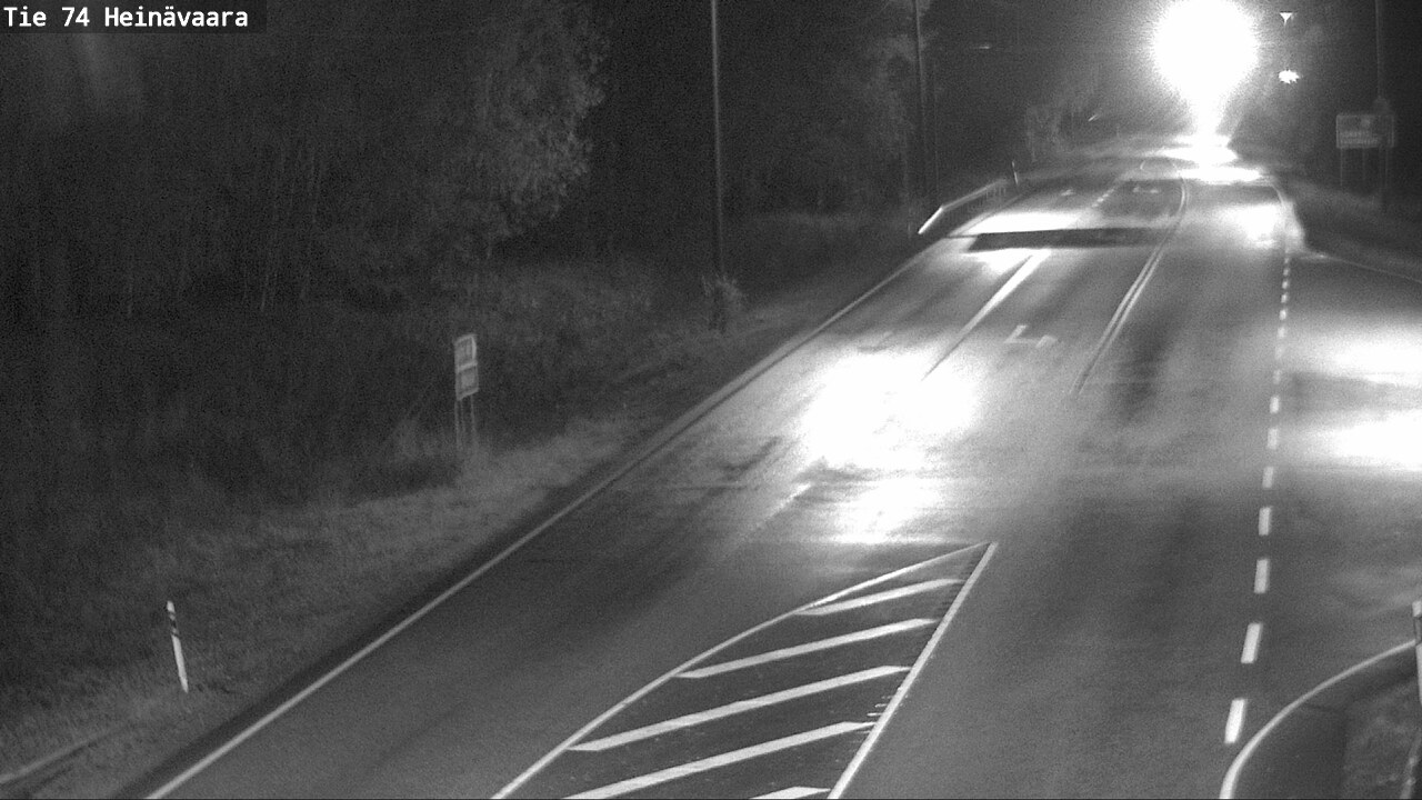 Weather Camera Image Väg 74 Åminne, Heinävaara, Joensuu, Pohjois-Karjala