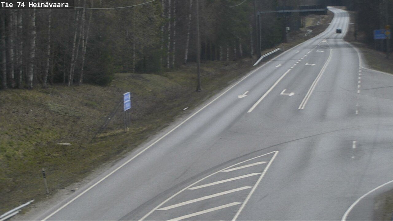 Weather Camera Image Väg 74 Åminne, Heinävaara, Joensuu, Pohjois-Karjala