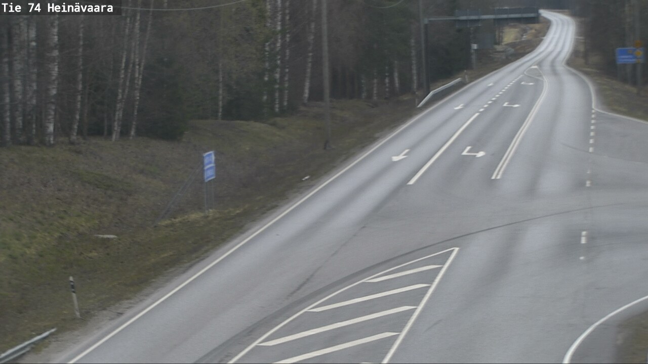 Weather Camera Image Väg 74 Åminne, Heinävaara, Joensuu, Pohjois-Karjala