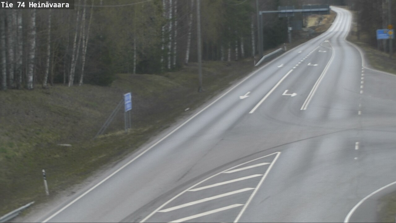 Weather Camera Image Road 74 Joensuu, Heinävaara, Joensuu, Pohjois-Karjala