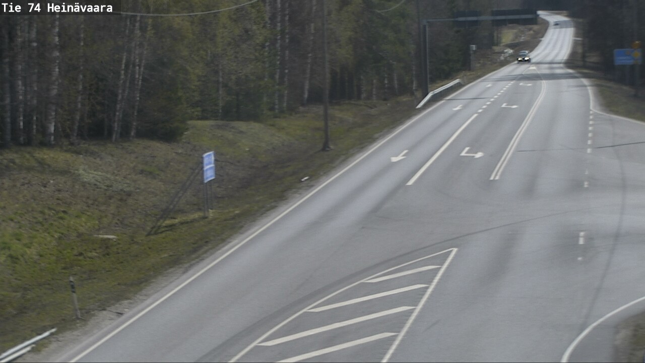 Weather Camera Image Road 74 Joensuu, Heinävaara, Joensuu, Pohjois-Karjala