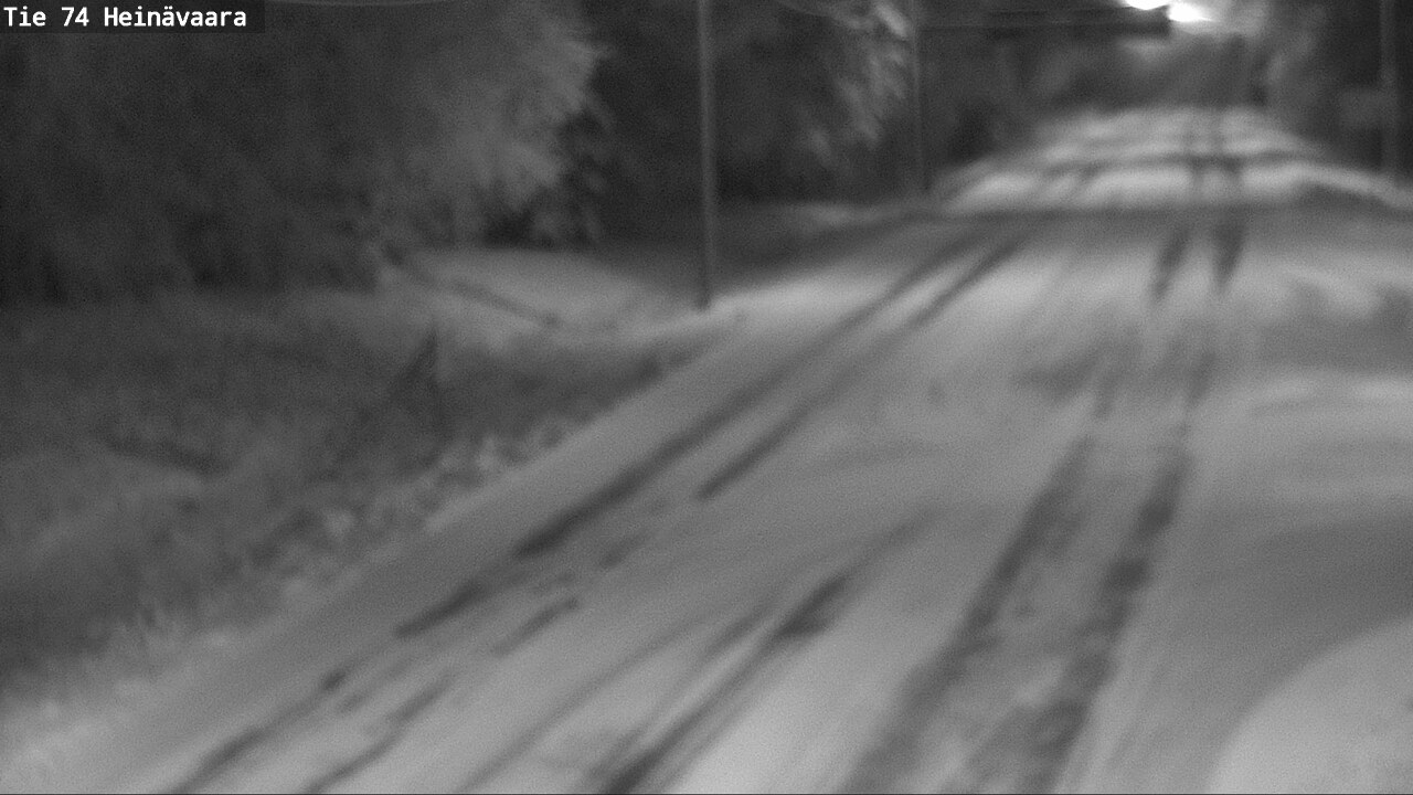 Weather Camera Image Väg 74 Åminne, Heinävaara, Joensuu, Pohjois-Karjala