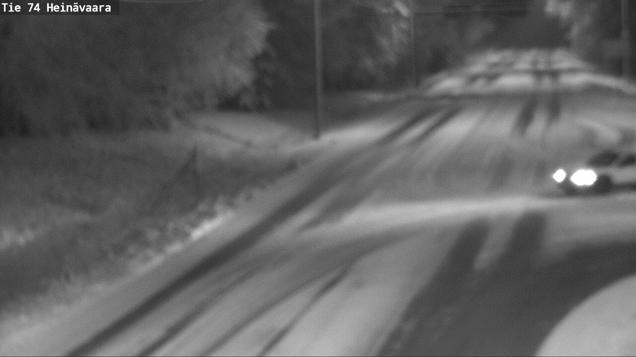 Weather Camera Image Väg 74 Åminne, Heinävaara, Joensuu, Pohjois-Karjala