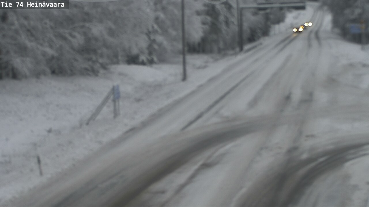 Weather Camera Image Väg 74 Åminne, Heinävaara, Joensuu, Pohjois-Karjala