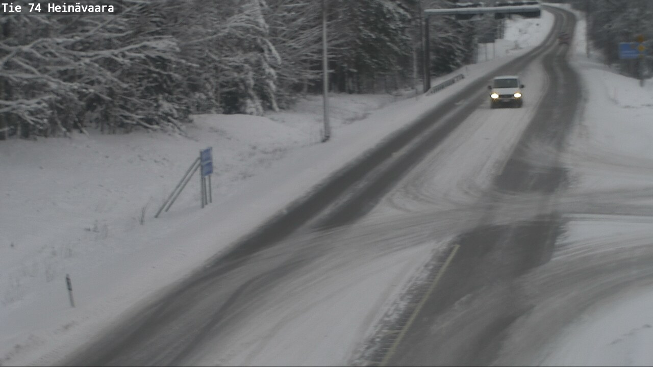 Weather Camera Image Road 74 Joensuu, Heinävaara, Joensuu, Pohjois-Karjala