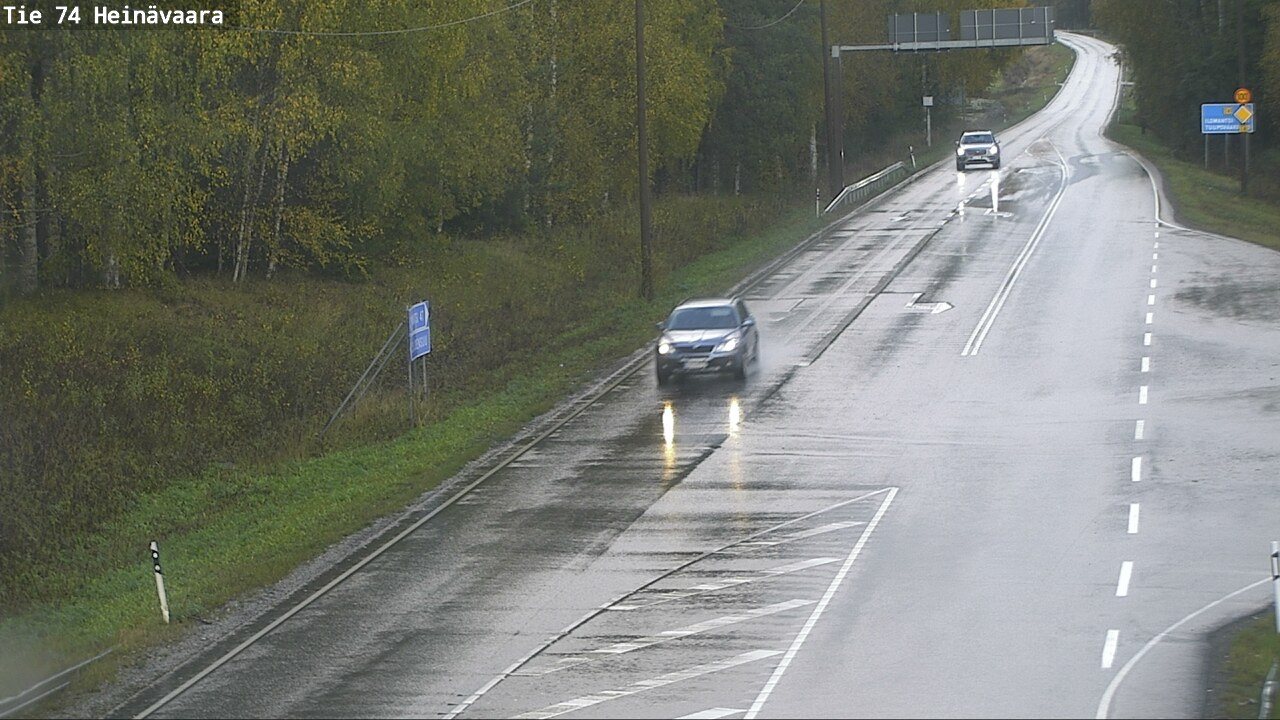 Weather Camera Image Väg 74 Åminne, Heinävaara, Joensuu, Pohjois-Karjala