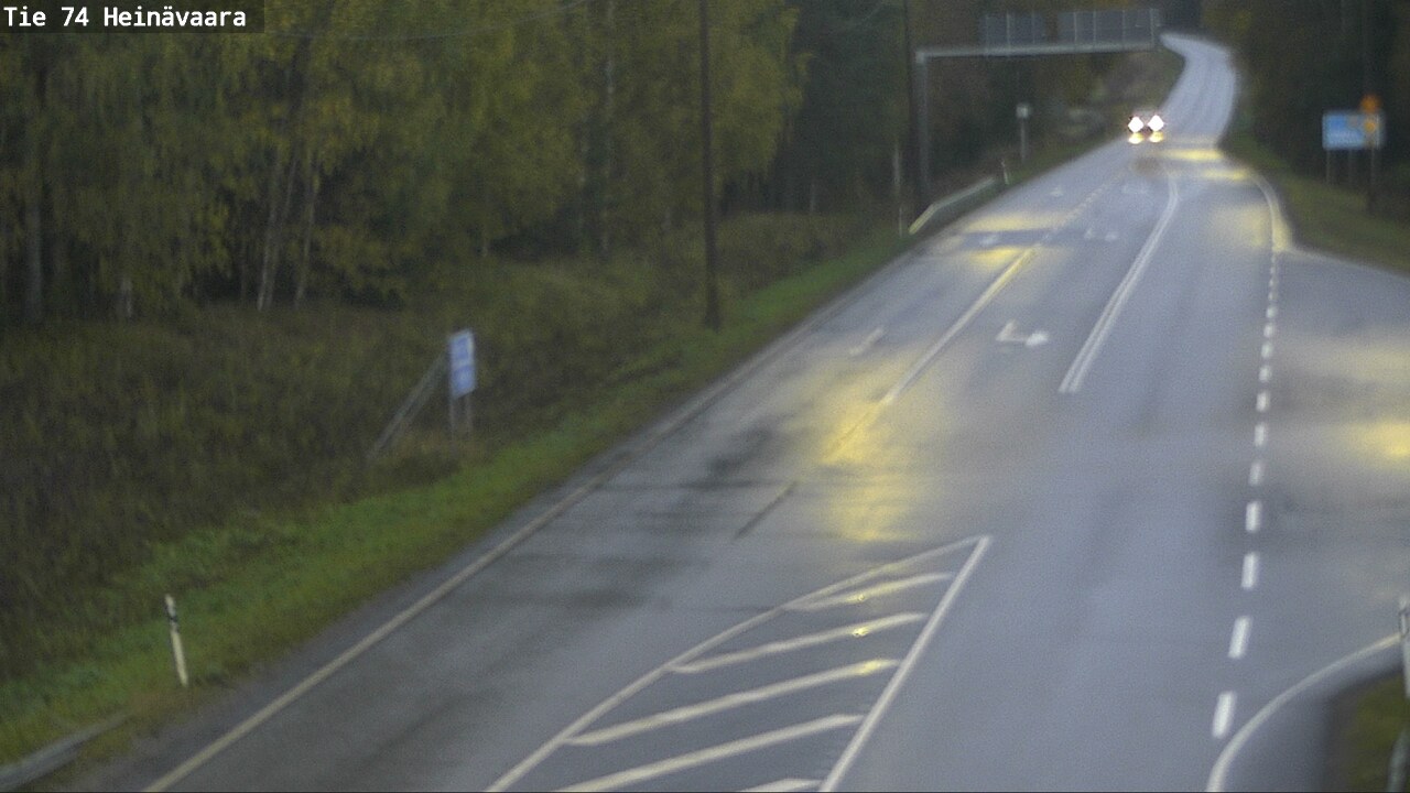 Weather Camera Image Väg 74 Åminne, Heinävaara, Joensuu, Pohjois-Karjala