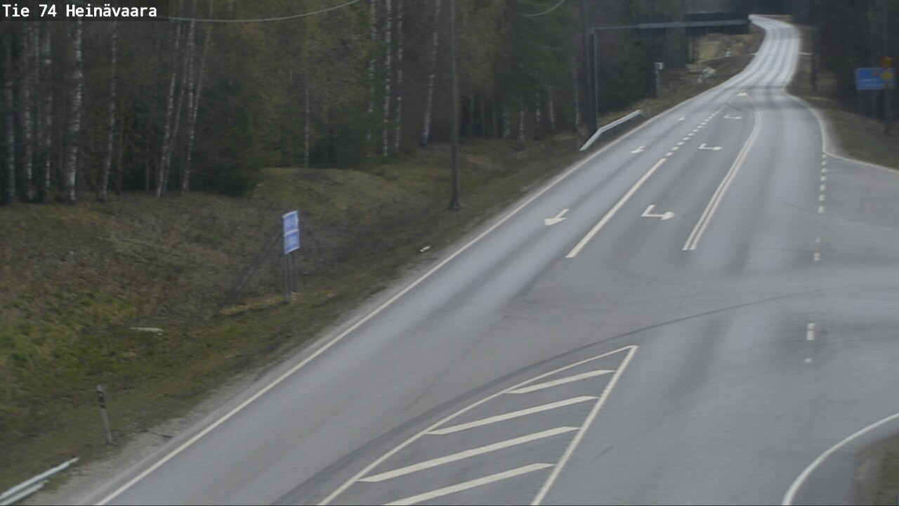 Weather Camera Image Road 74 Joensuu, Heinävaara, Joensuu, Pohjois-Karjala