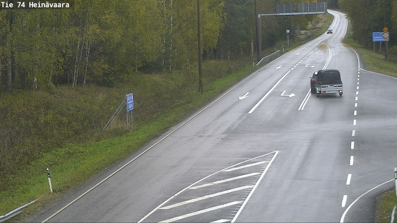 Weather Camera Image Väg 74 Åminne, Heinävaara, Joensuu, Pohjois-Karjala