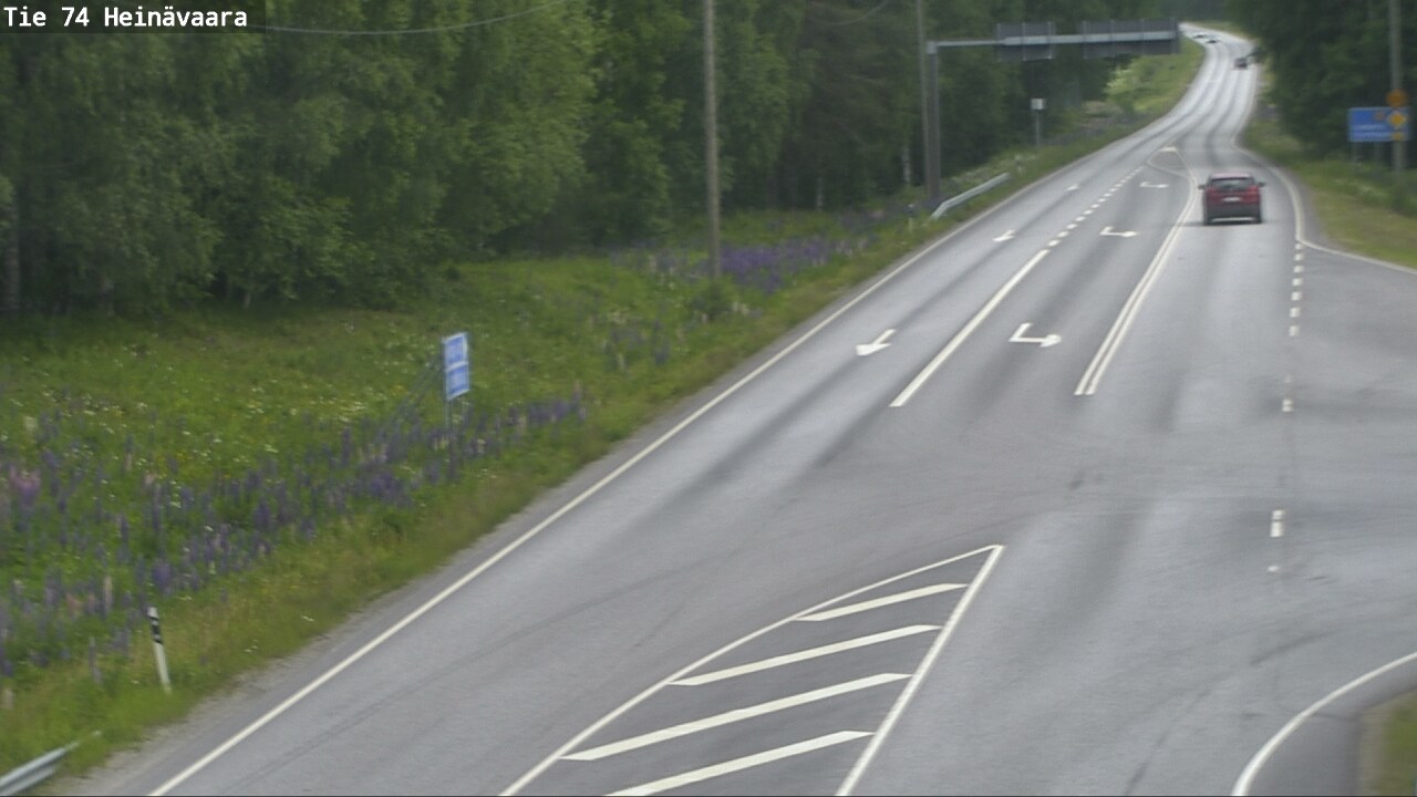 Kelikamerat Kuva Tie 74 Joensuu, Heinävaara, Joensuu, Pohjois-Karjala
