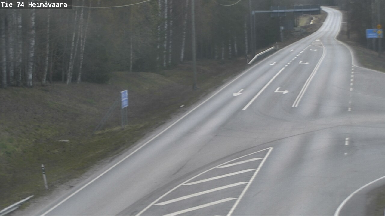 Weather Camera Image Road 74 Joensuu, Heinävaara, Joensuu, Pohjois-Karjala