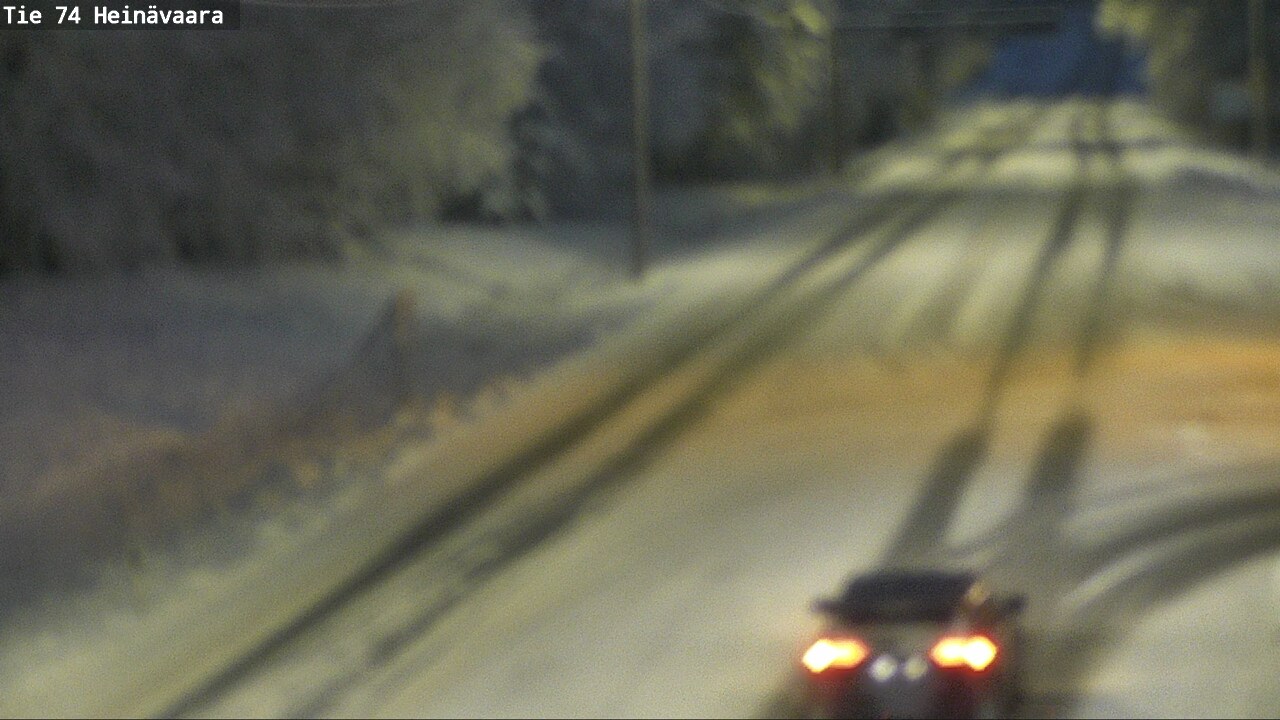 Weather Camera Image Väg 74 Åminne, Heinävaara, Joensuu, Pohjois-Karjala