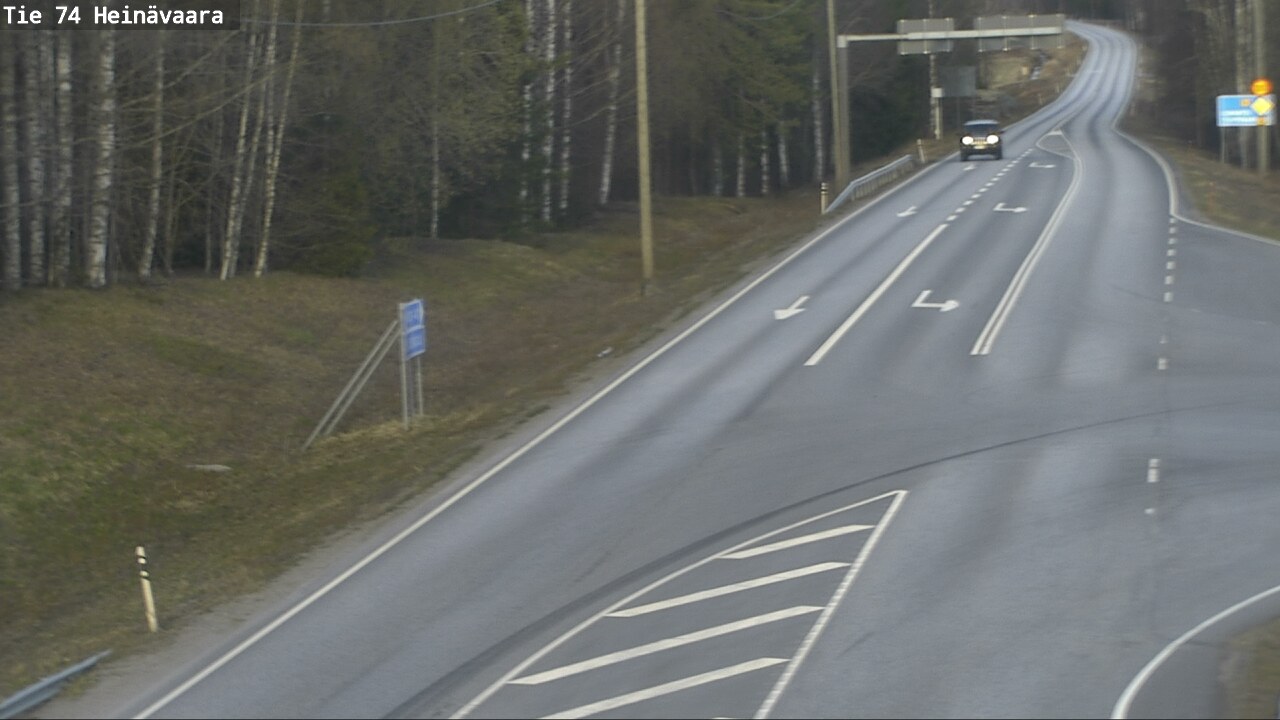 Weather Camera Image Väg 74 Åminne, Heinävaara, Joensuu, Pohjois-Karjala
