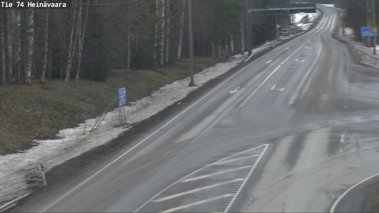 Weather Camera Image Väg 74 Åminne, Heinävaara, Joensuu, Pohjois-Karjala