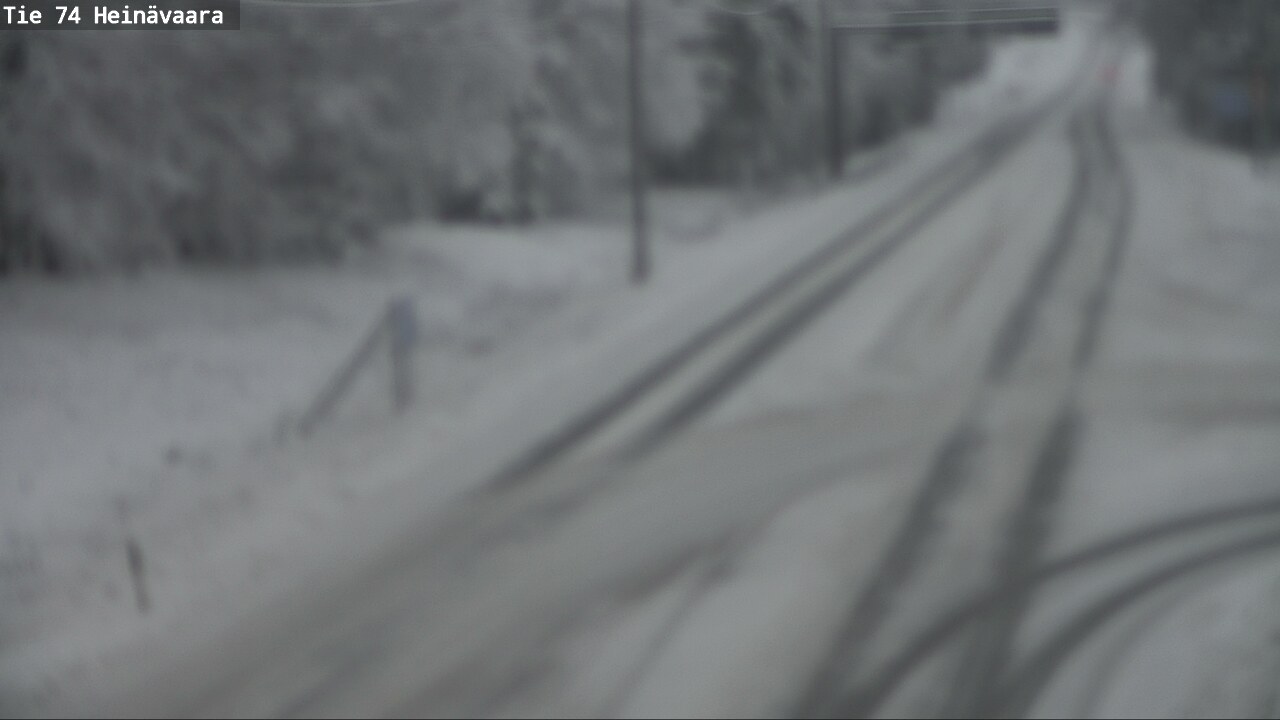 Weather Camera Image Väg 74 Åminne, Heinävaara, Joensuu, Pohjois-Karjala