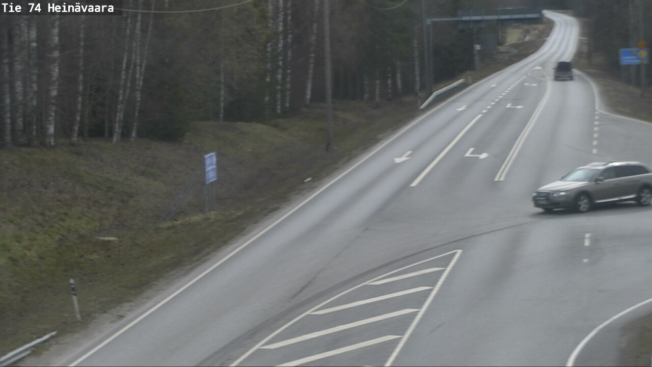 Weather Camera Image Väg 74 Åminne, Heinävaara, Joensuu, Pohjois-Karjala