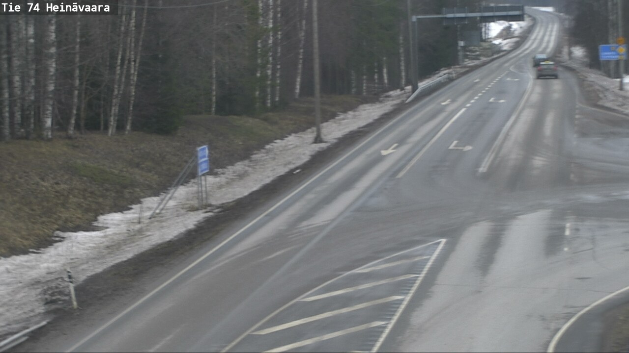 Weather Camera Image Väg 74 Åminne, Heinävaara, Joensuu, Pohjois-Karjala